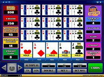 Das amüsante Video Poker Spiel Deuces Wild zocken